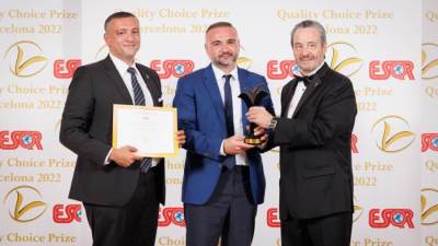 مجموعة «حسن رشدان» للعمارة تحصل على جائزة التميز من الجمعية الأوروبية لأبحاث الجودة «ESQR»
