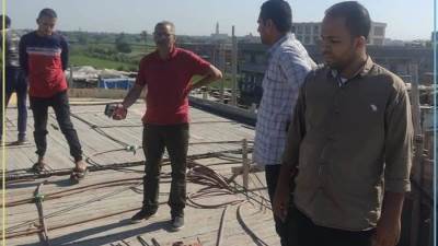 حملات إزالة فورية  لـ 12 حالة بناء مخالف بالإسكندرية