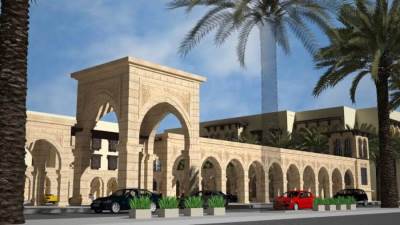 رئيس الوزراء يتفقد مشروع تطوير منطقة سور مجرى العيون