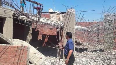 بالصور ..حملات مكثفة بالقليوبية لمواجهة «البناء المخالف»