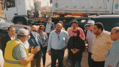 رئيس القابضة للمياه يتفقد محطة معالجة بورفؤاد بمحافظة بورسعيد لمتابعة تنفيذ الأعمال