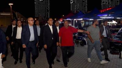 بالصور جولة رئيس الوزراء للمنطقة الترفيهية بالعلمين الجديدة بعد تشغيلها