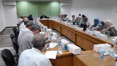 فريق تفتيش «إيجاك» فى زيارة «لشركه مياه الشرب بقنا» للحصول على الايزو