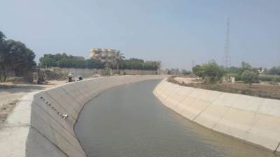 تبطين وتأهيل 311 كيلومترات من الترع والمصارف بالجيزة بتكلفة تتعدي المليار جنيه