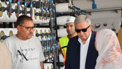 «رئيس القابضة للمياه» يتفقد محطات معالجة الصرف الصحى ومحطتى تحلية خليج نبق والمدينة بشرم الشيخ