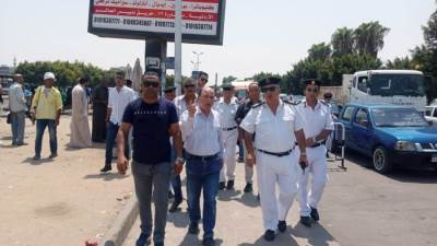 «جهاز العاشر» يواجه الاشغالات والمخالفات بحملات مكثفة على كافة الاحياء 