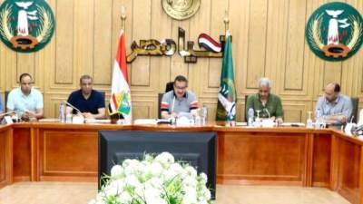 محافظ المنوفية يتابع جهود تنفيذ الموجه الـ 20  ويوجه بتشكيل لجنة لحصر ومراجعة جميع حالات التعدي