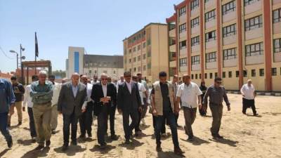 محافظ الجيزة: تقدم نسب العمل بمشروعات «حياة كريمة» بقطاعي التعليم والصحة