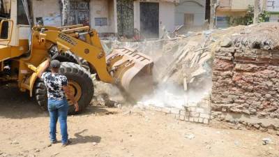  إزالة 18 حالة تعدى على أملاك الدولة بمركزى فارسكور والزرقا بدمياط 