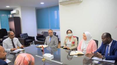 نائب وزير الإسكان للبنية الأساسية يناقش مع بعثة البنك الدولي المشروعات ذات الأولوية في قطاع المياه والصرف الصحى