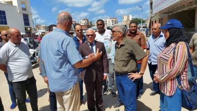 محافظ بورسعيد يتفقد سير العمل في إنشاء الجراج المتعدد الطوابق ويؤكد التشغيل قريبا