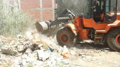 مع بداية الأسبوع الثالث... إزالة 23 حالة تعدى على أملاك الدولة بكفر البطيخ بدمياط