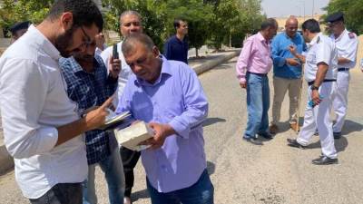 تنفيذ 9 قرارات إزالة مخالفات مباني  وازالة اشغالات  بأكتوبر الجديدة 