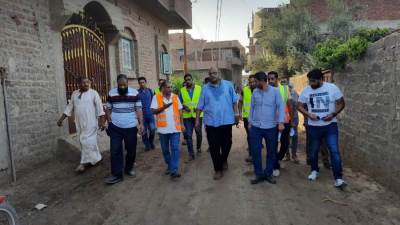 رئيس مياه سوهاج يتفقد مشروعات الوصلات المنزلية بقرى طما ضمن مبادرة «حياة كريمة»