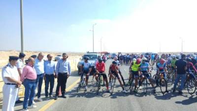 بالصور .. مدينة أكتوبر الجديدة تستضيف تجارب اختيار لاعبين المنتخبات القومية للدراجات