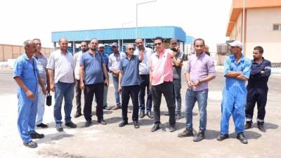 بالصور .. رئيس شركة  مياه الشرب والصرف الصحي بالبحر الأحمر يتفقد محطات ومواقع الشركه بالجنوب