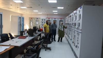 وضع الجهد علي محطة محولات "S11" جهد "66. ك. ف" بـ"العاشر من رمضان"