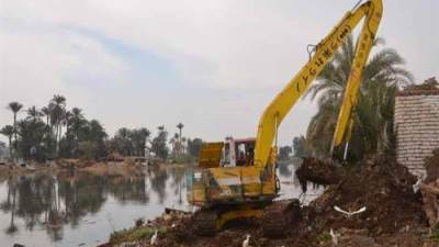 ضمن المرحلة الثانية من الموجة 20  .. حملات مكثفة لإزالة التعديات على أملاك الدولة بدمياط 