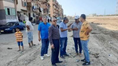 حملة مكبرة لإزالة الاشغالات والمخالفات بحي غرب بورسعيد