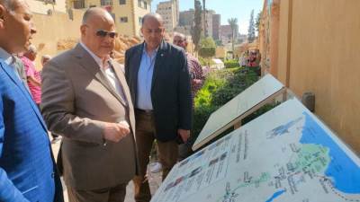 محافظ القاهرة يوجه بسرعة الانتهاء من أعمال تطوير منطقة شجرة مريم الأثرية بالمطرية