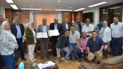 لجنة الإشراف على خطط سلامة ومأمونية المياه بالجيزة تبحث تقديم خدمة متميزة للمواطنين