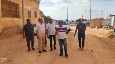 مياه مطروح: بدء اعمال الوصلات المنزلية لمشروع الصرف الصحي الجديد بمنطقة الكيلو7