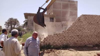 الجيزة: إزالة 40 حالة تعدٍ بالبناء المخالف على أملاك الدولة
