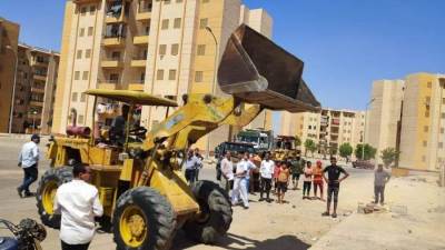 بالصور.. جهاز مدينة أكتوبر الجديدة يواصل إزالة التعديات وتنفيذ 23 قرارا