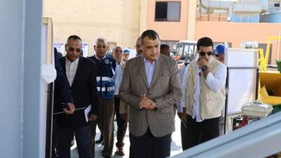 بالصور.. وزير الدولة للإنتاج الحربي يتفقد شركة «حلوان لمحركات الديزل»