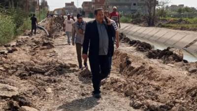 مياه دمياط:جولة ميدانية لمتابعة مشروعات مبادرة «حياة كريمة»