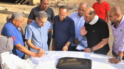 بالصور .. محافظ الغربية يتفقد مشروعات الرصف والتطوير  بالمحلة وسمنود وطنطا 
