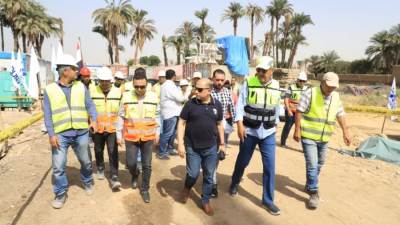 رئيس مياه أسيوط يتفقد  أعمال إنشاء  «المعابدة المرشحة» بتكلفة 220مليون جنيها