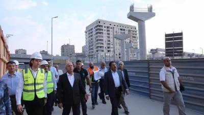 وزير النقل يتفقد مشروع «مونوريل شرق النيل» ويتابع  استعدادات التشغيل التجريبي