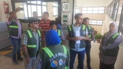 اجتياز شركة مياه الإسكندرية مراجعة تجديد خطة سلامة ومأمونية محطة مريوط 1