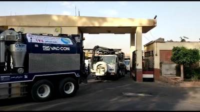 انطلاق معدات الصرف الصحي بالقاهرة الكبرى تحسباً لسقوط أمطار (فيديو)