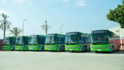 الإنتاج الحربي: بدء تحرك عدد من الأتوبيسات الكهربائية إلى شرم الشيخ للمشاركة فى مؤتمر المناخ