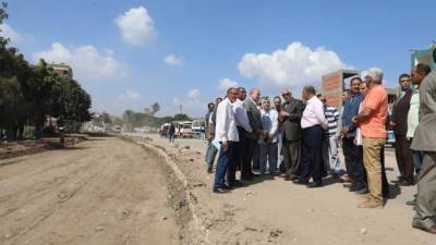 محافظ الجيزة: بدء أعمال تطوير طريق  «طراد النيل»  حتى منشأة القناطر بطول ٢ كم