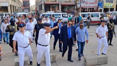 حملات مكبرة لإزالة التعديات بدمياط الجديدة والشروق والعاشر 