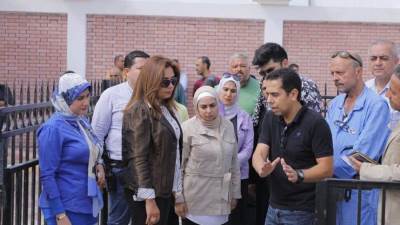 محافظ دمياط تتابع إجراءات التشغيل التجريبي لمشروع معالجة صرف صحى «طبل»