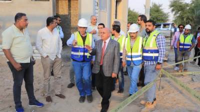 بالصور..«مياه أسيوط» تستقبل وفد «المعونة الأمريكية» لمتابعة مشروع صرف صحى «درنكة»