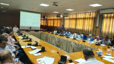 رئيس مياه البحيرة يتابع مشروعات الصرف الصحى بالمناطق الريفية «الميجا»