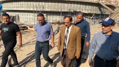 رئيس مياه أسيوط يتفقد محطة مياه التشيكي المرشحة