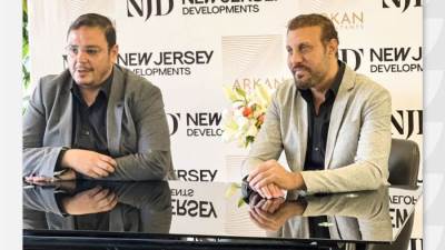 «نيو جيرسي للتطوير العقارى» تتعاقد مع «شركة أركان» للإشراف على أعمال تنفيذ مشروع «جورا JURA السخنة»