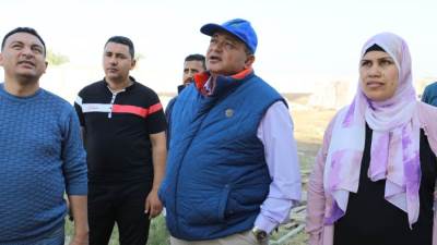 «رئيس مياه المنيا» يقوم بجولات ميدانية لمتابعه مشروعات «حياة كريمة» بمركز العدوة