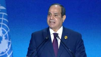 السيسي: العالم في حاجة إلى مواجهة  التغيرات المناخية وماتسببه من خسائر للبشرية