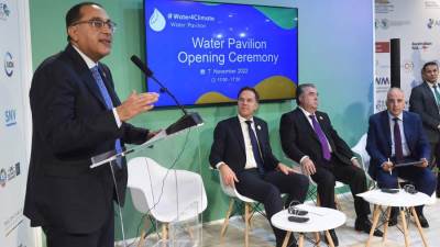 مدبولي يطلق مبادرة العمل من أجل التكيف مع المياه والصمود