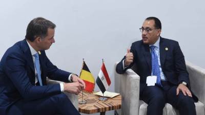 رئيس الوزراء يلتقى نظيره البلجيكى على هامش قمة المناخ COP27 في مدينة شرم الشيخ