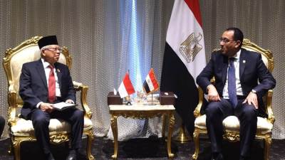 رئيس الوزراء يلتقي نائب رئيس جمهورية إندونيسيا