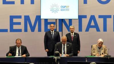 مدبولي يشهد توقيع مذكرة تفاهم لإنشاء محطة لإنتاج الكهرباء من الرياح بقدرة 3 جيجاوات