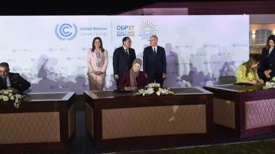 رئيس الوزراء يشهد توقيع مذكرة تفاهم بشأن إنشاء مجلس الأعمال المصري للاستدامة